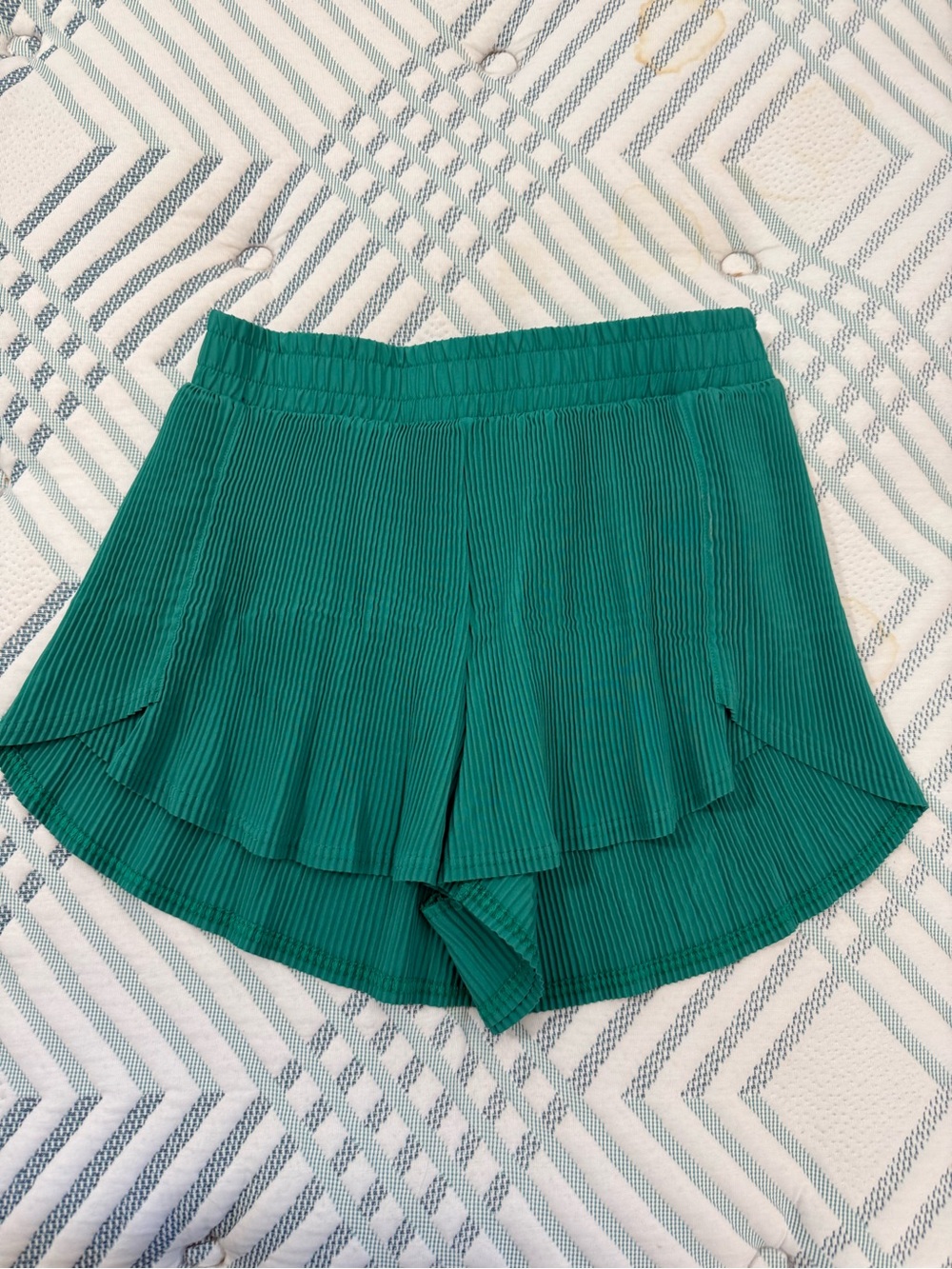 Green all in motion shorts